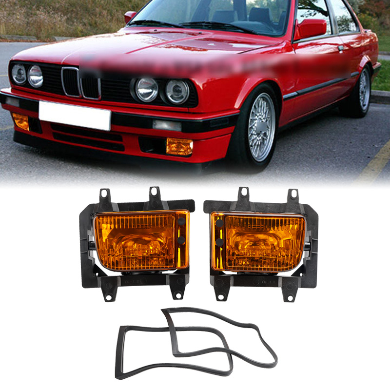 Front Daytime Running Light Bumper Fog Light For BMW E30 3 Series