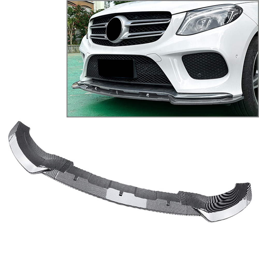 PICE　W166　GLEクーペ　フロント1面　ゼノンプロ Front Bumper Lip Spoiler For Mercedes Benz GLE Class W166 Coupe