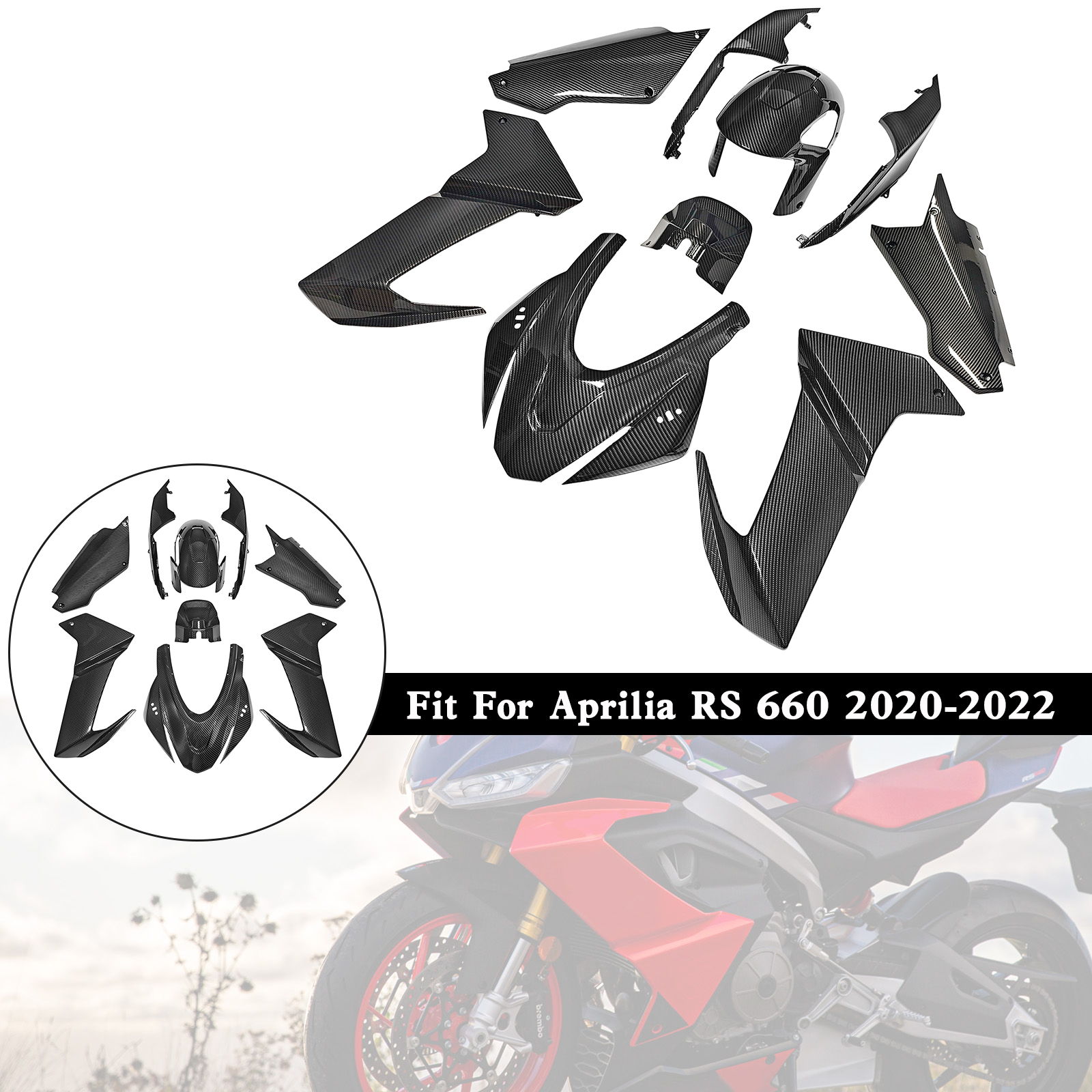 🔥Injection ABS Plastic Bodywork Fairing Kit for Aprilia RS 660