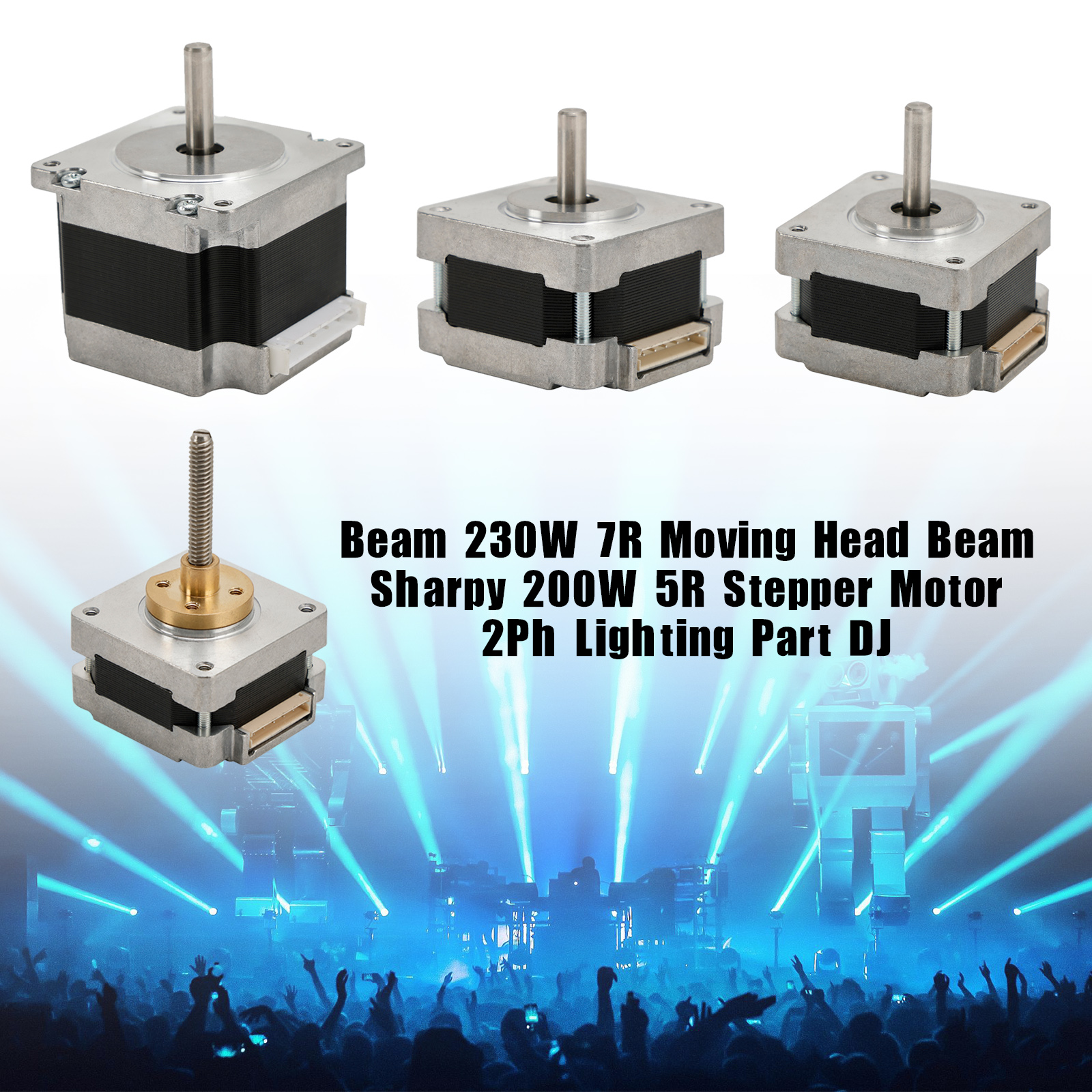 Beam 230W 7R Moving Head Beam Sharpy 200W 5R Stepper Motor 2Ph
