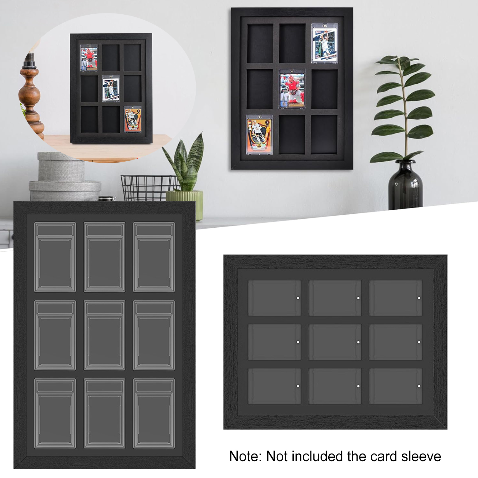 9 card display case Plus (PSA/CGC) 9-Card / Satin White / Single Showcase your slabs with style and confidence Large 70-Card Display Case -