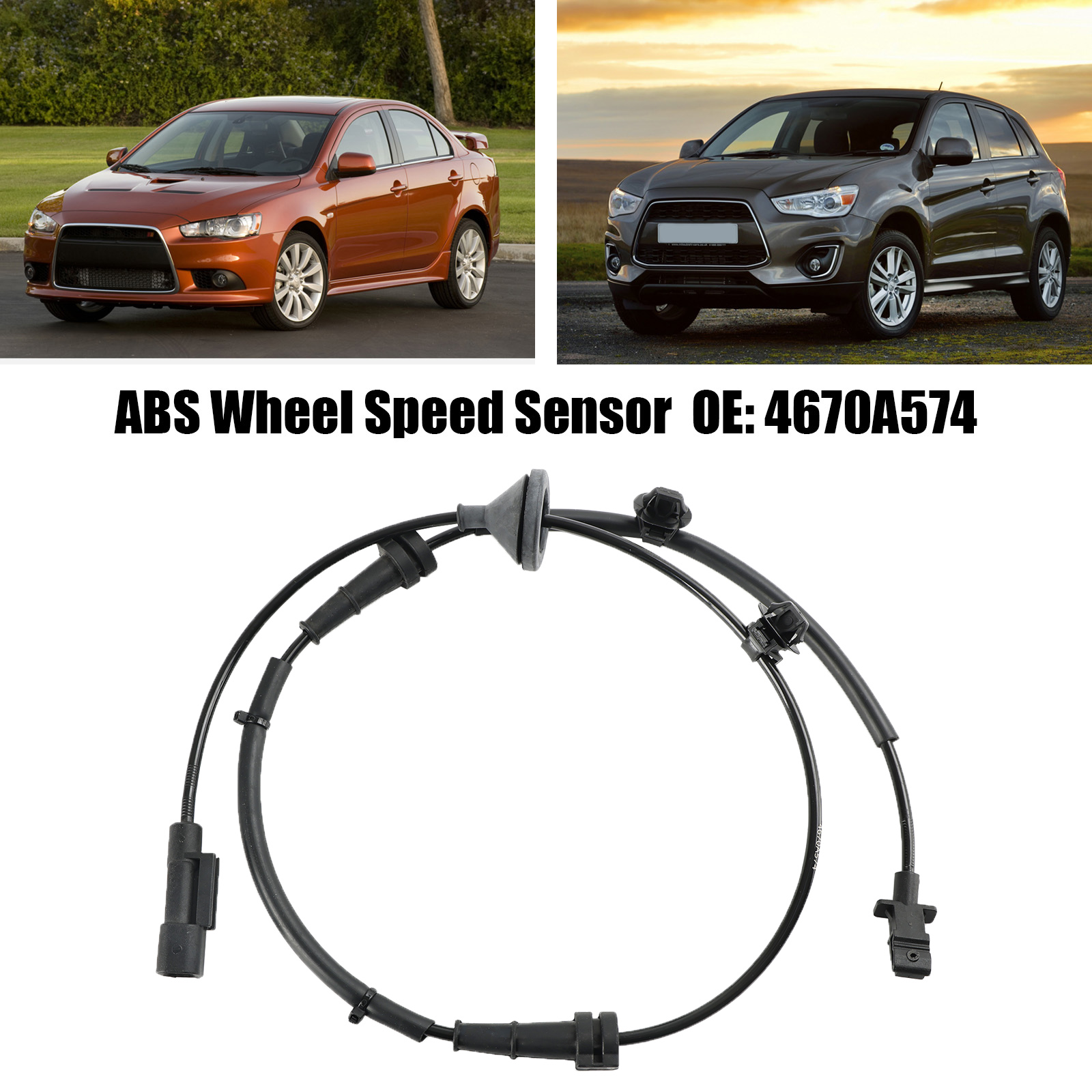 Rear Right ABS Wheel Speed Sensor 4670A574 For Mitsubishi