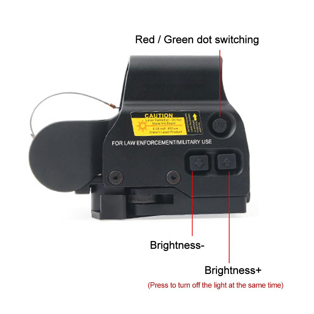 558 Holographic Red/Green Dot Sight + G45/G43/G33 3/5x