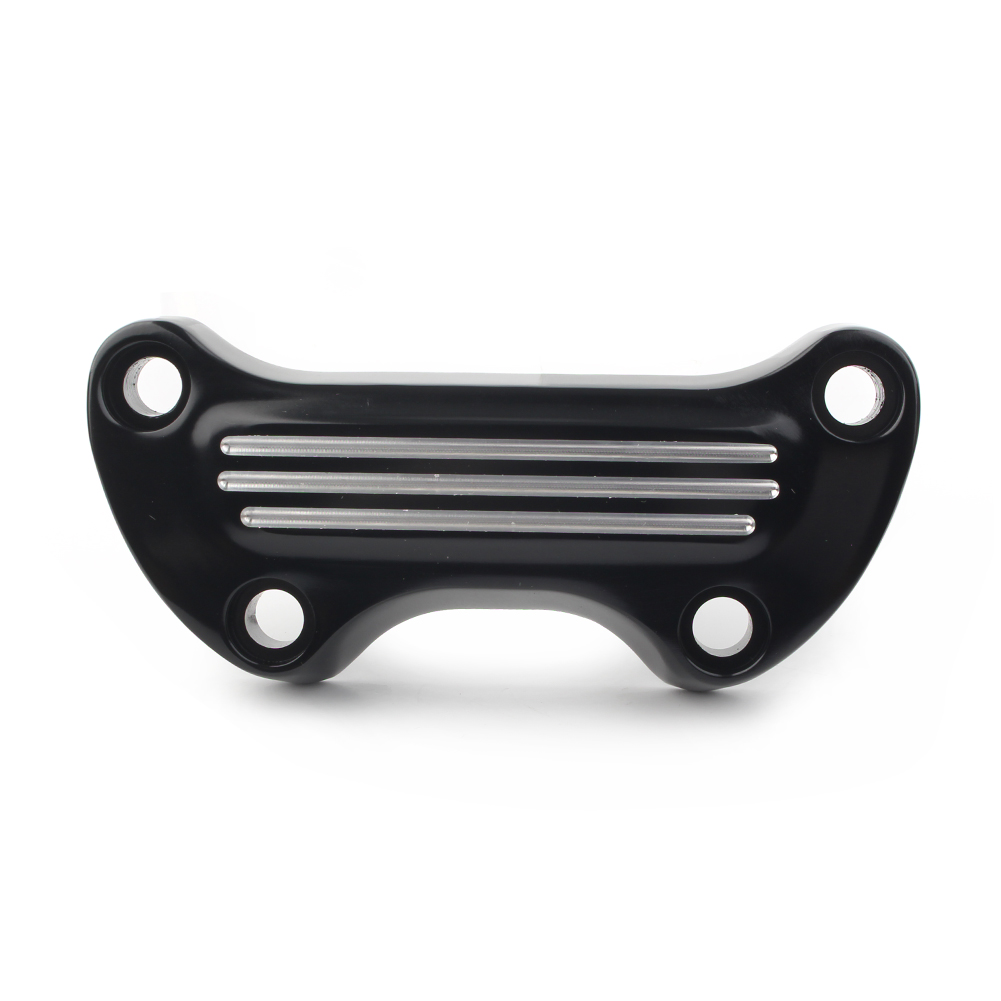 3-Color 1" Handlebar Riser Top Clamp Cover For Harley Sportster Dyna Softail FLH – Aluminum, Easy Install