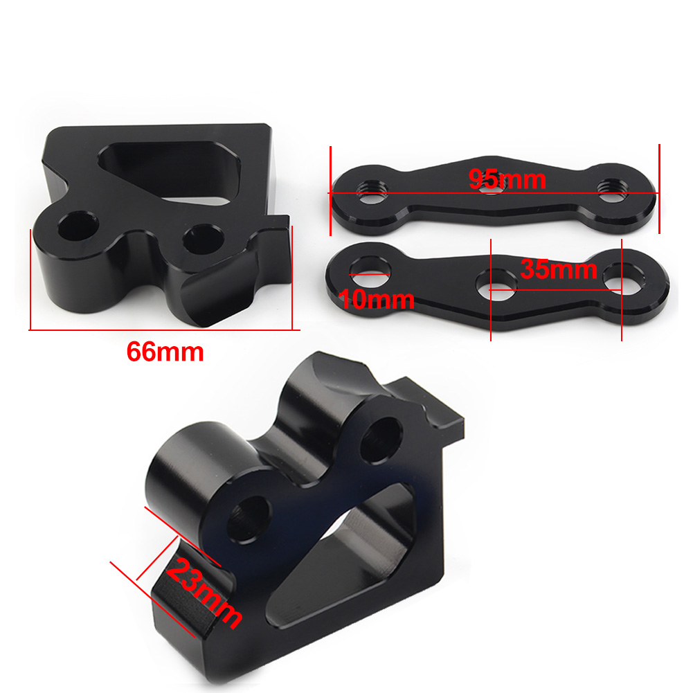 Billet Rear Shock Lowering Links – Honda Grom MSX125 SF 2013-2020 – CNC 6061 Aluminum – Anodized