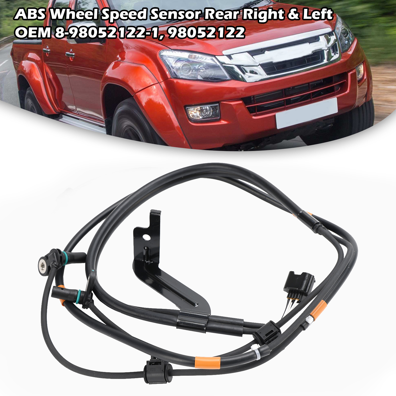 2012-2020 Isuzu D-MAX Mk2 ABS Wheel Speed Sensor Rear Right & Left