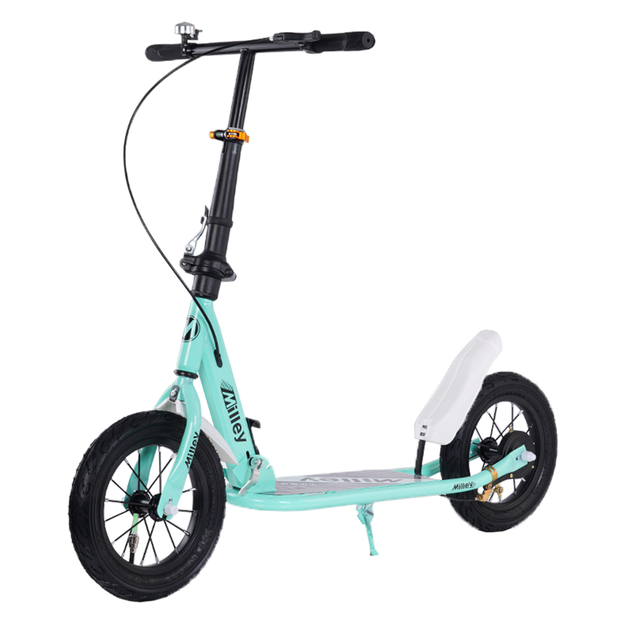 Shock-Absorbing Foldable Commuter Kick Scooter For Adults Teens W