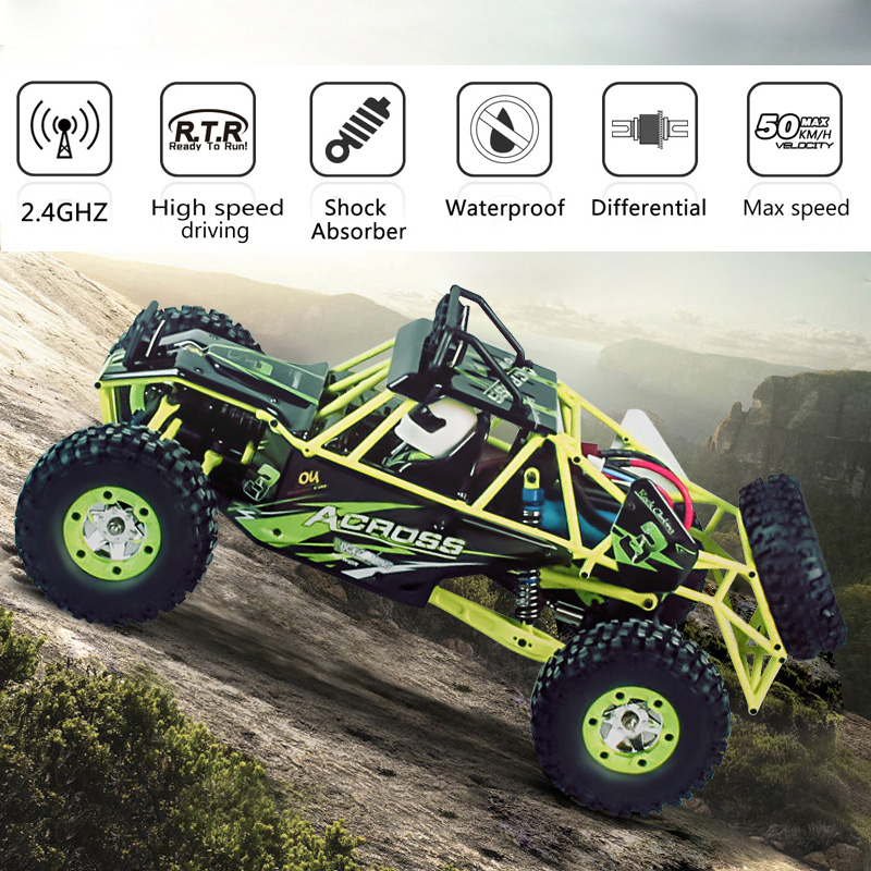 【ジャンク新品】WLtoys 12429 ４WD ⑤ Amazon.com: WLtoys XK 12429 1:12 RC Car Crawler 40km/h 2.4G