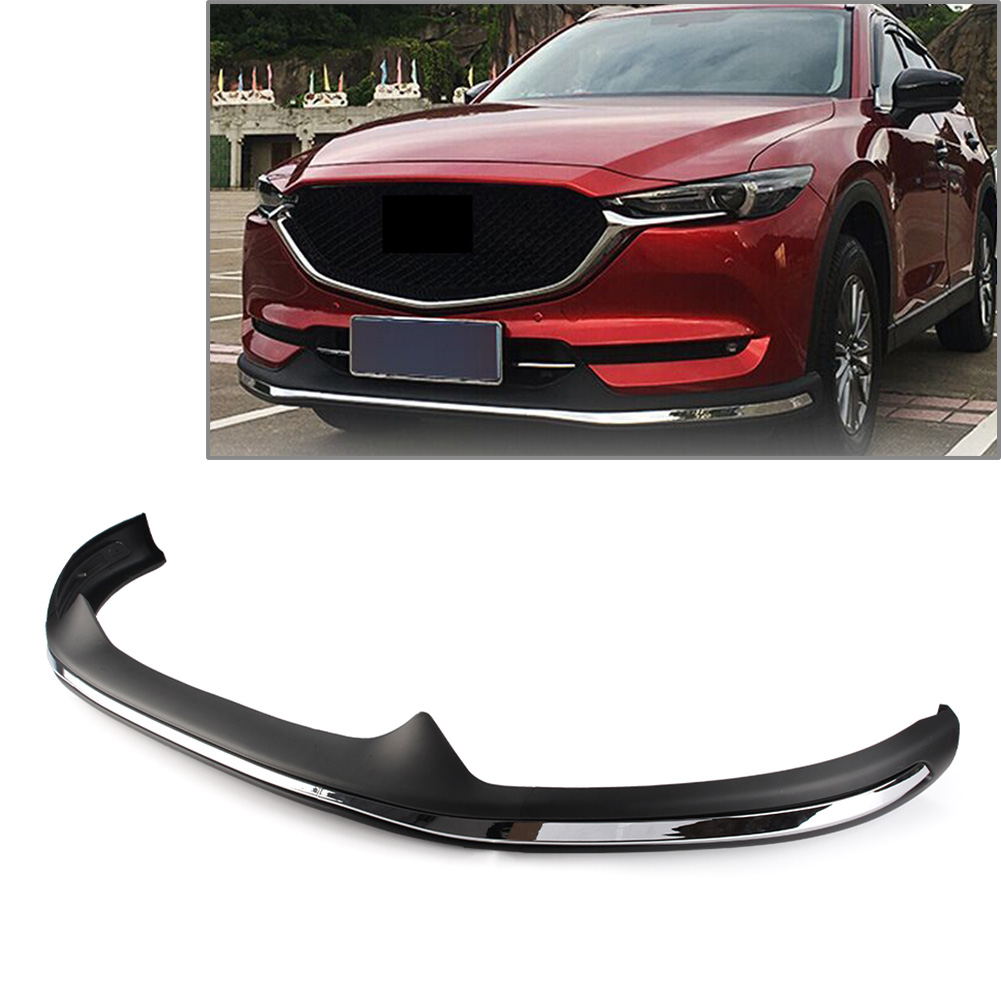 Front Bumper Lip Spoiler Bodykit For Mazda CX-5 CX-8 2017-2021