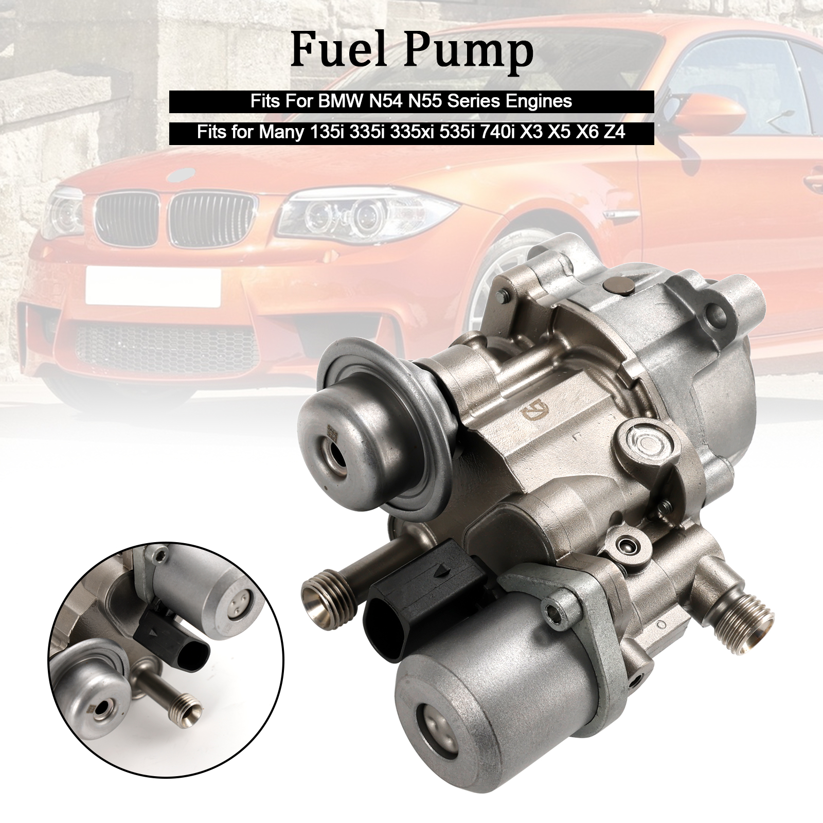 High Pressure Fuel Pump 13517616170 for BMW N54/N55 Engine 335i