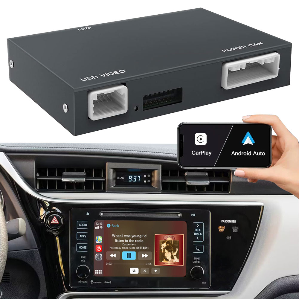 Wireless Carplay & Android Auto Retrofit Kit for 2014-2019 Toyota