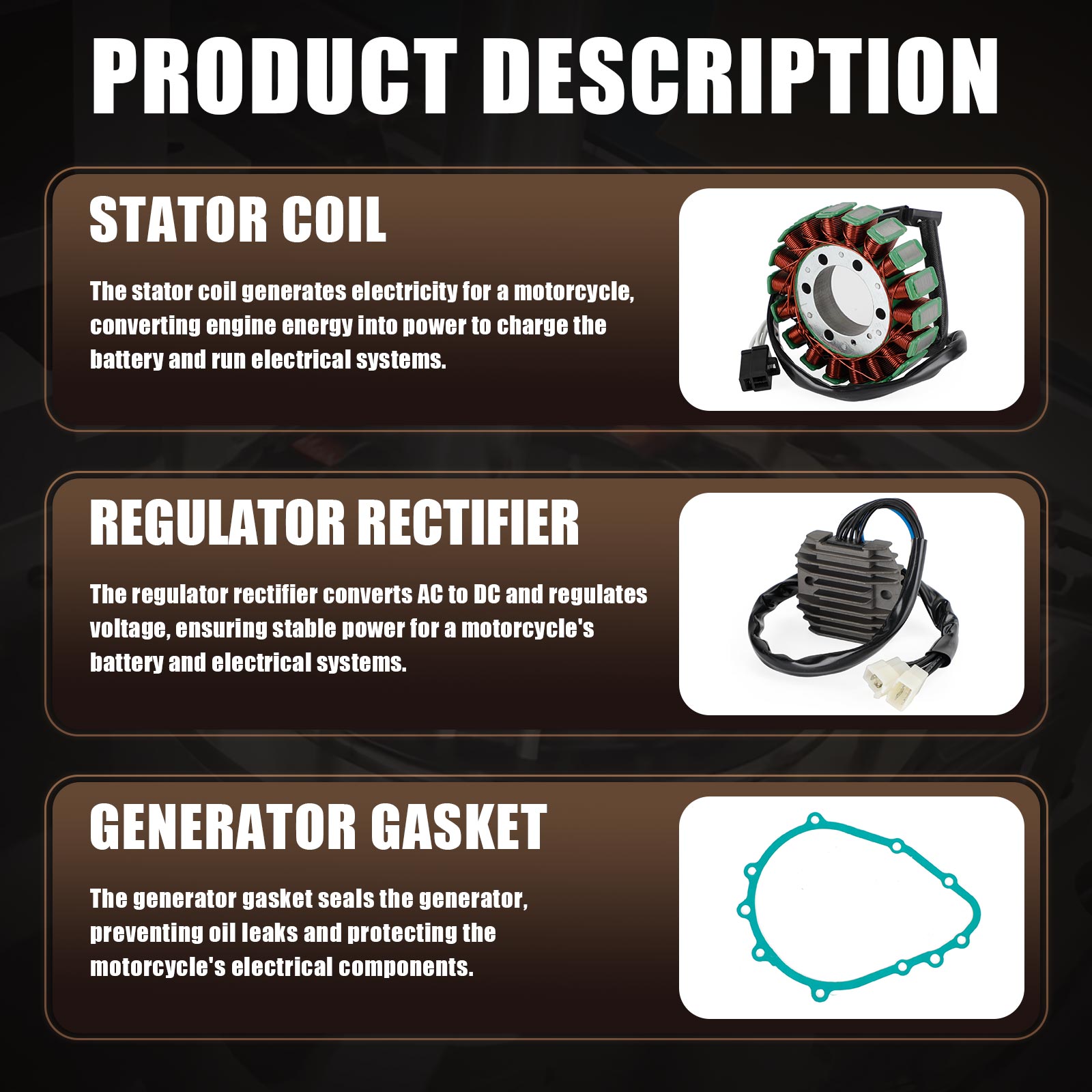 Cometic Gasket Stators, Magnetos & Parts 07-08 Kawasaki Ninja Zx6r