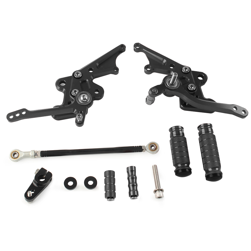 リバーサル　つなぎ Adjustable Rearsets Rear Set Foot Pegs For Kawasaki Ninja ZX14R