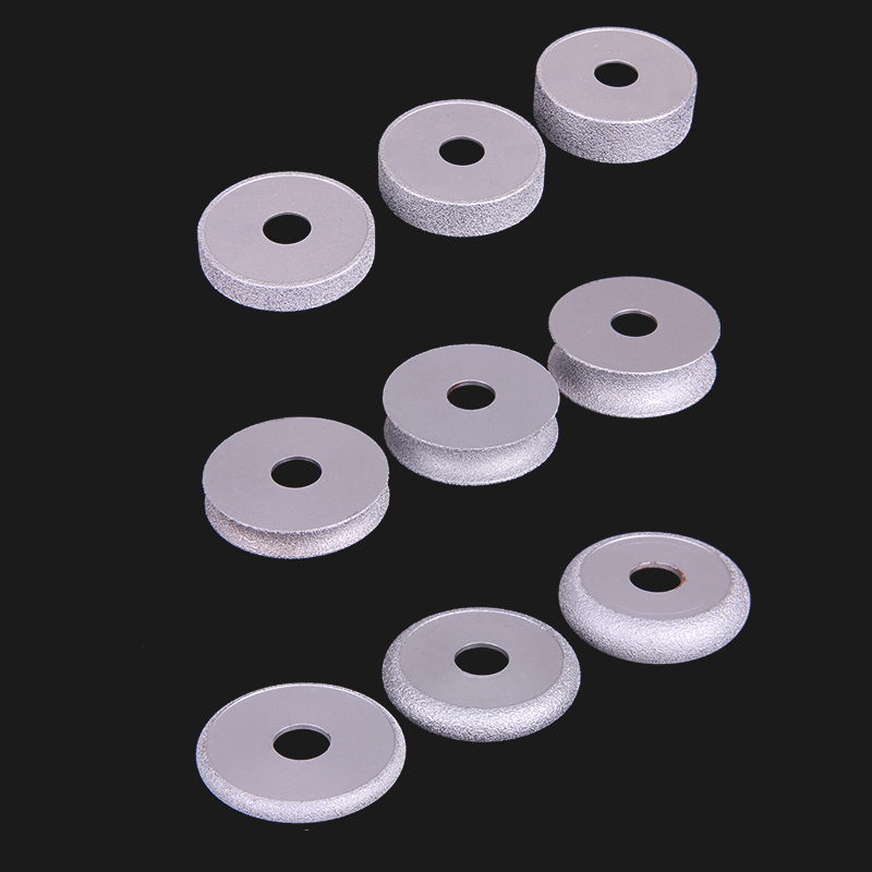 3" 75mm Brazed Diamond Grinding Wheel Abrasive Vacuum Disc Convex