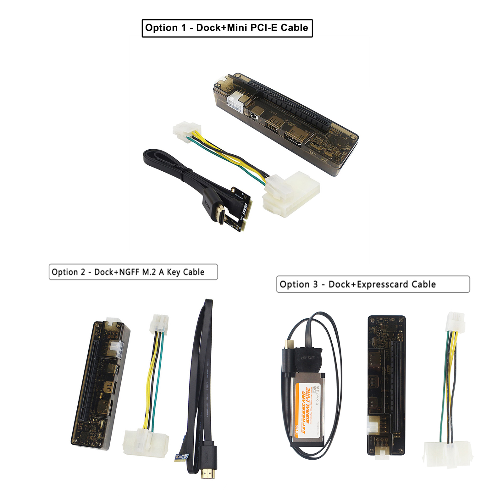 External Laptop Graphics PCI E EXP GDC Video Card Dock NGFF V8.5