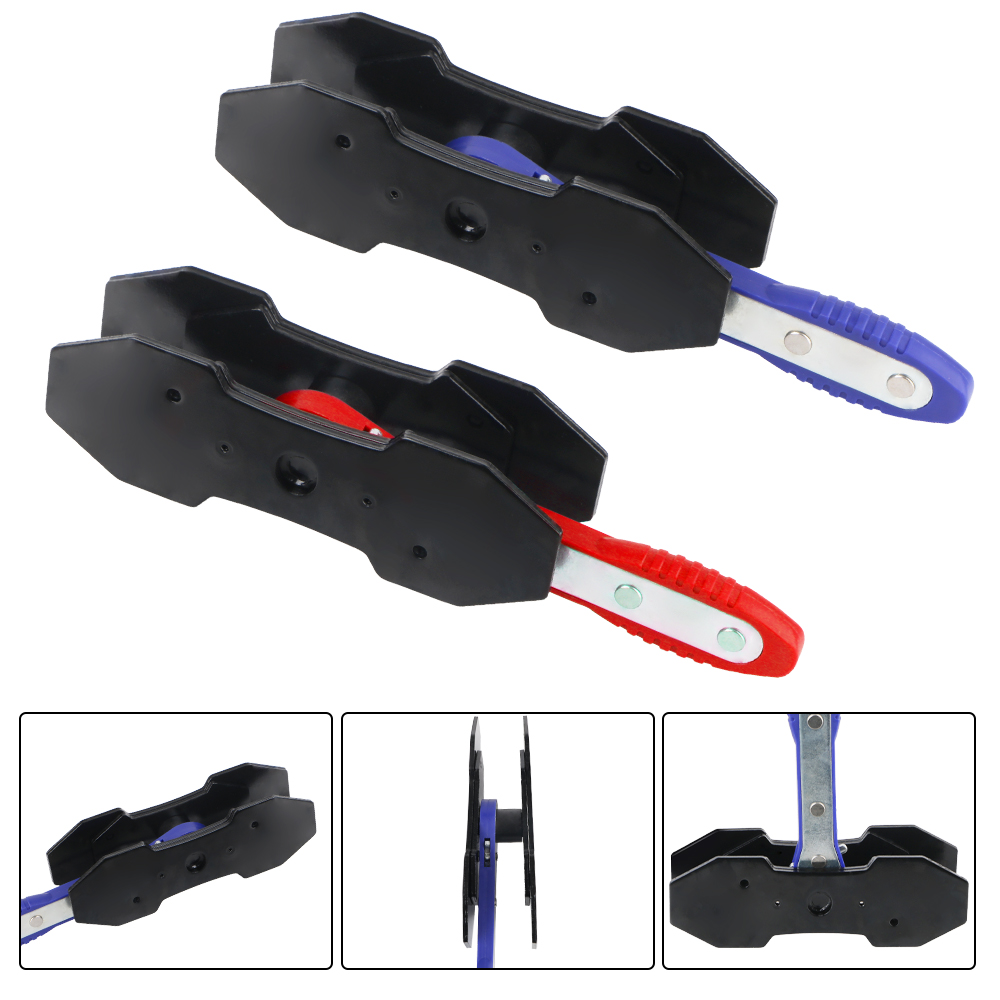 Pinza de freno de disco de coche: compresor con trinquete y placas de extensión