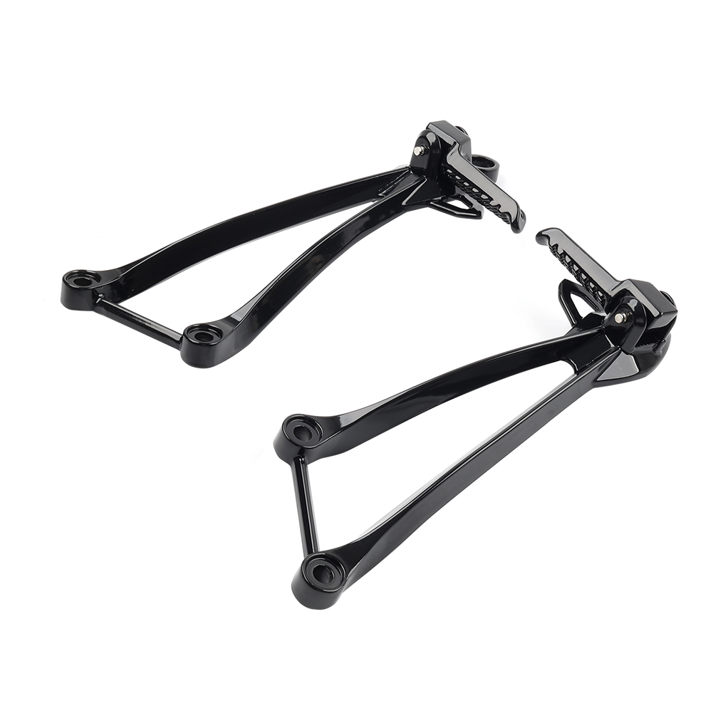 Rear Passenger Footpegs Pegs Bracket For Kawasaki Ninja ZX6R 09-24