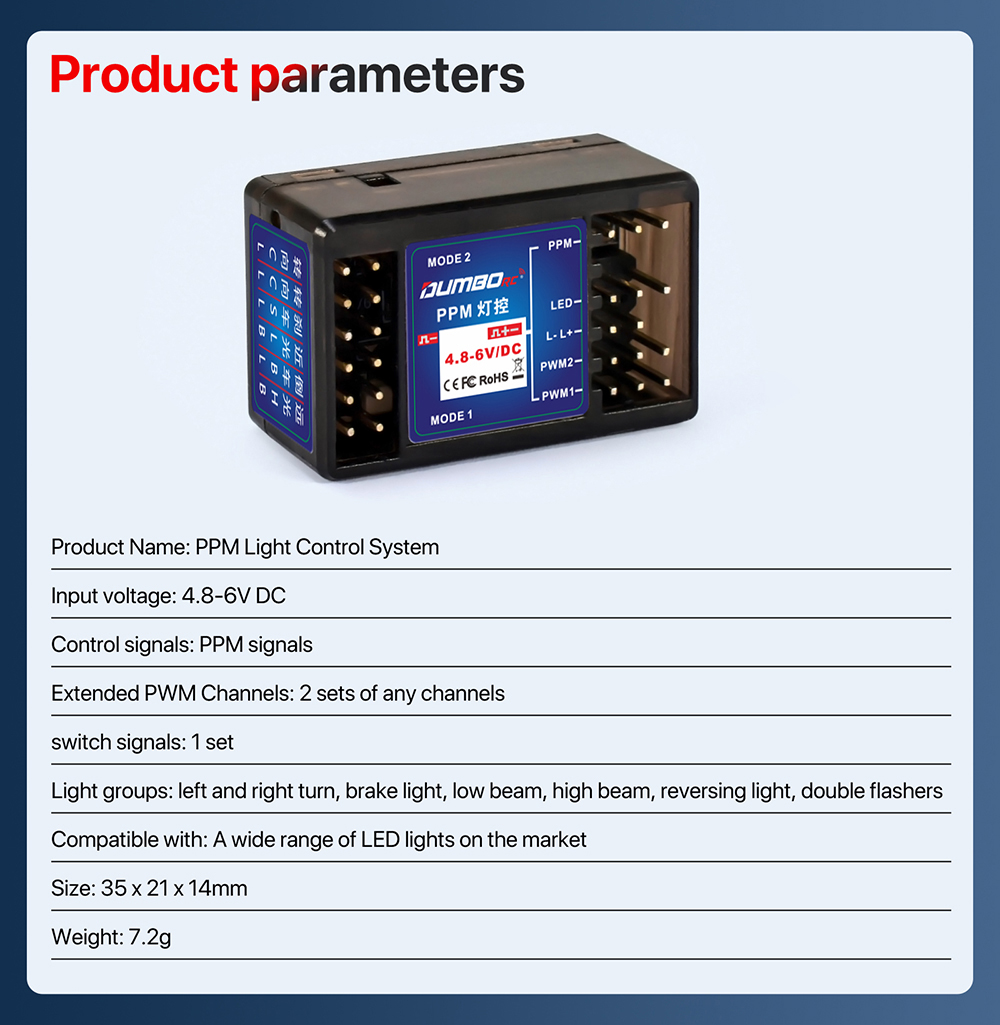 Ppm Led Led Module Trolley DUMBORC PPM Light System Lamp Control Module User Manual