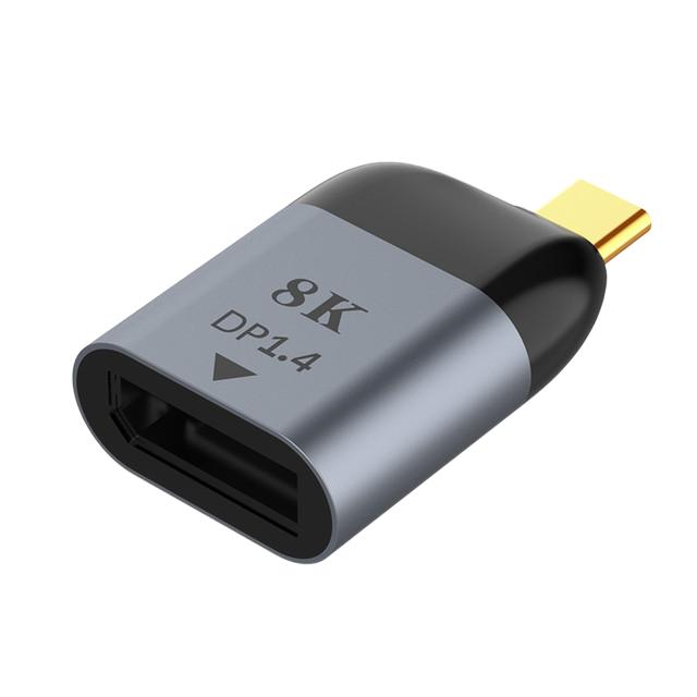 Convertitore video UHD 8K Type-C a VGA/DP/RJ45/Mini DP/HDMI compatibile Adattatore USB Type-C 4K 60Hz per Samsung Huawei Xiaomi MacBook_voghion.com