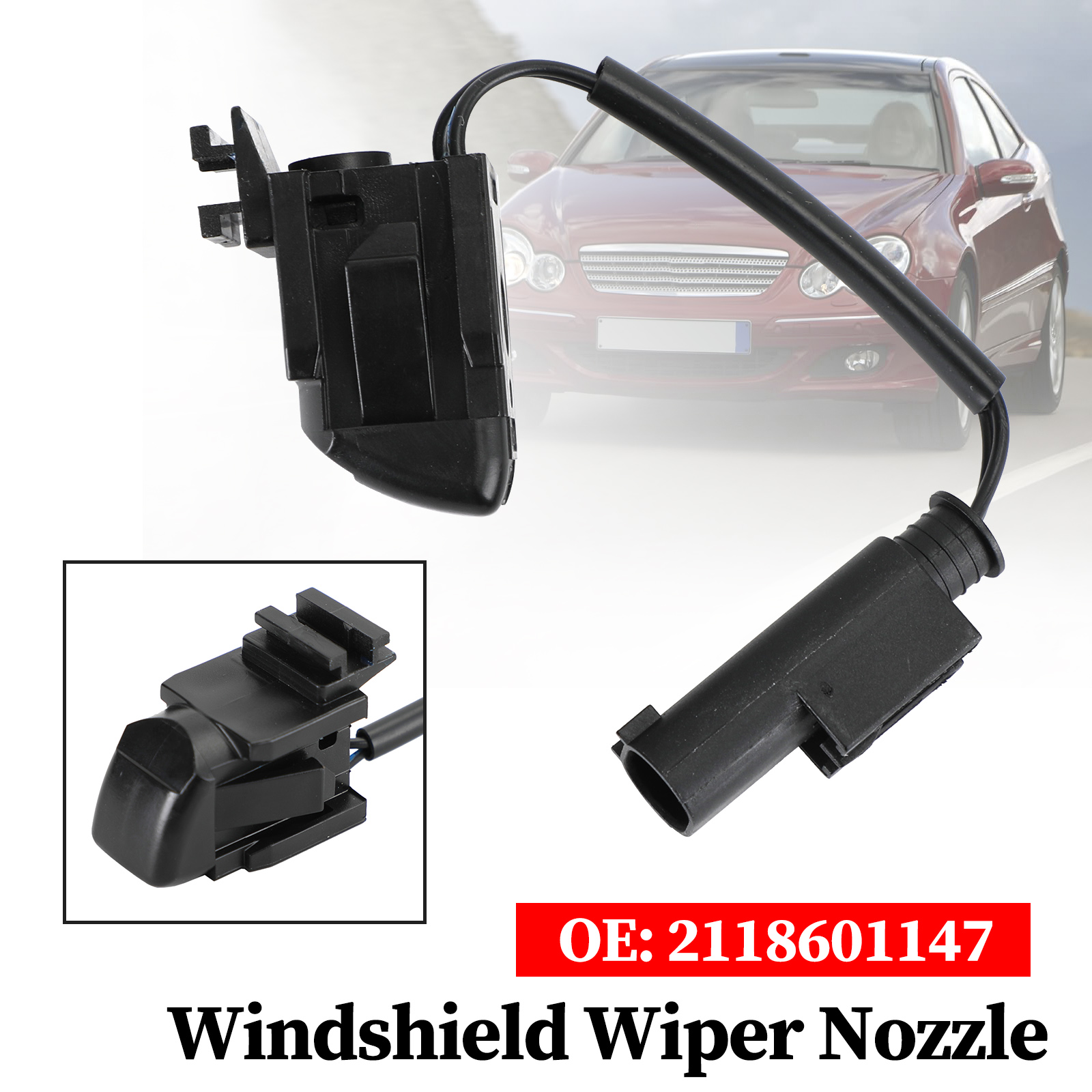 Windshield Wiper Nozzle 2118601147 For For Mercedes-Benz W203 W208