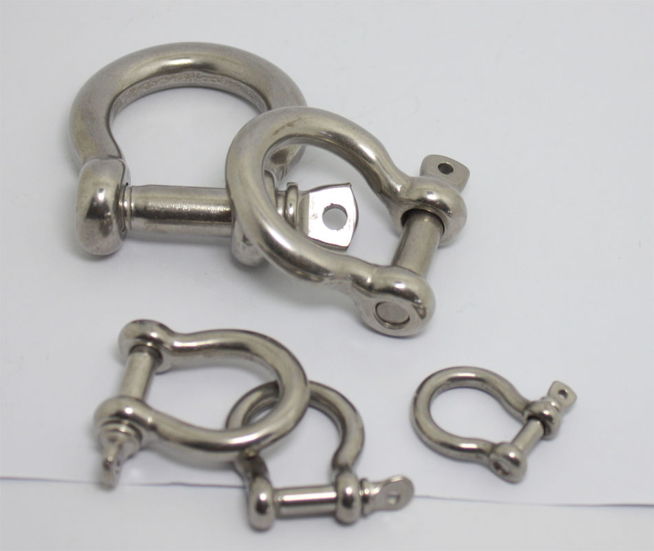 Bow Shackle Clevis D Ring Screw Lifting Boat Pin Anchor Rope M4 M5 M6 ...