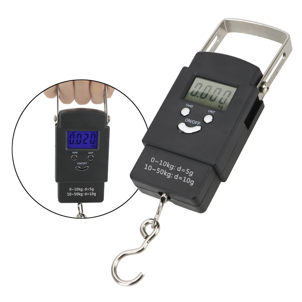 Title 3, Home Tool LCD Electronic Scale 50Kg/110lb Hangi...