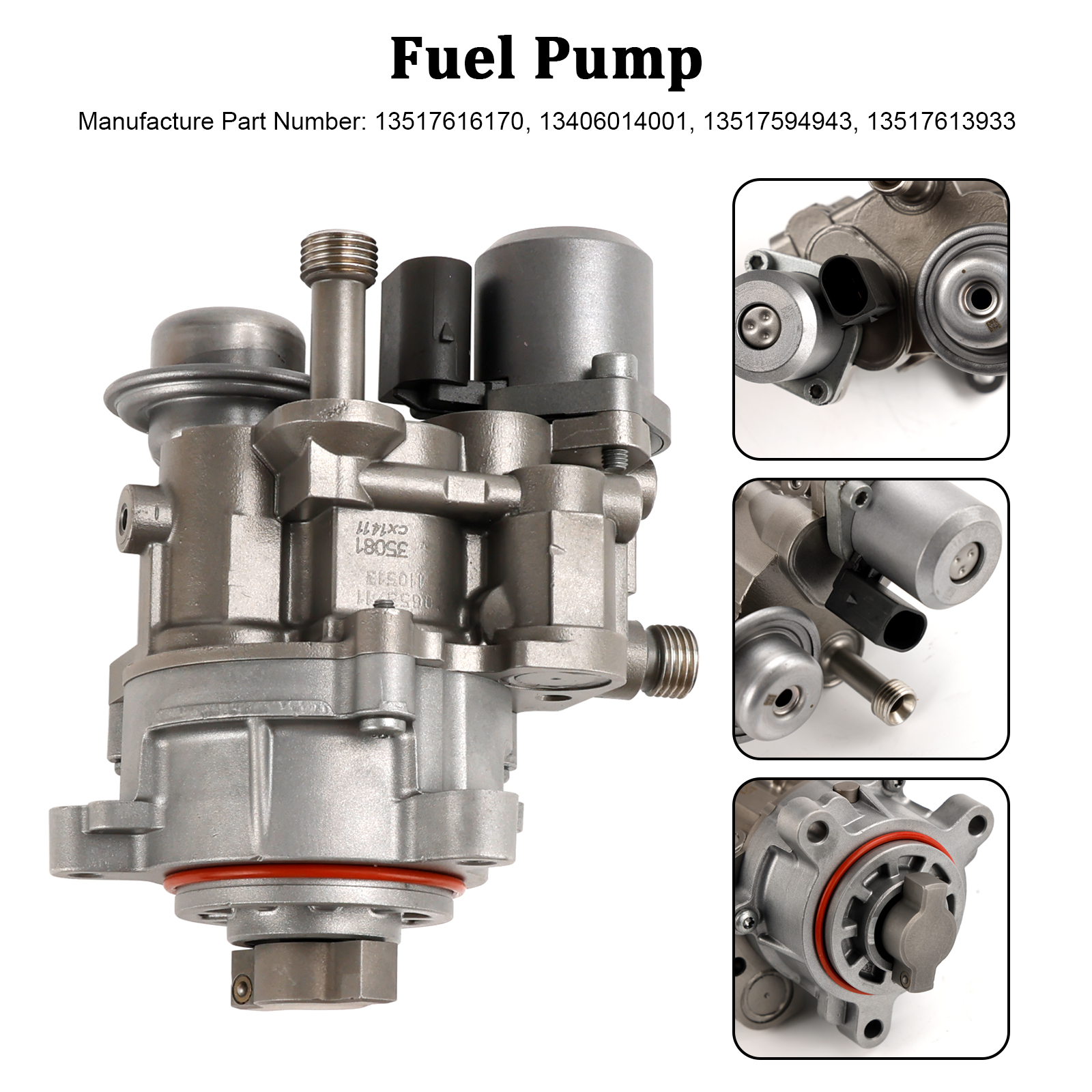 ふみ High Pressure Fuel Pump 13517616170 for BMW N54/N55 Engine