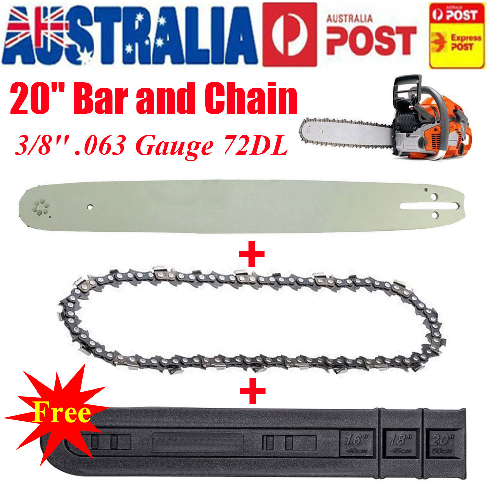 20" Bar and Chain 3/8'' .063" 72DL For Stihl Chainsaw 029 038 039 MS290 MS310 eBay