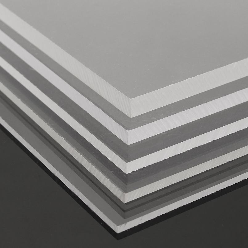 Clear Laser Cut Plastic Plate Acrylic Sheet Glass Thick 2/4/5/6/8/10mm