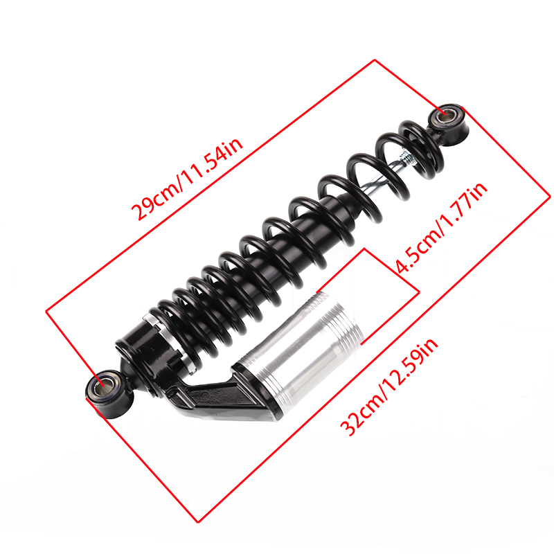 Description Picture 5 of itemNEW Spring Rear Shock Absorber 290MM With Decorative Airbag Rear Damping For Citycoco Modified Accessories parts
