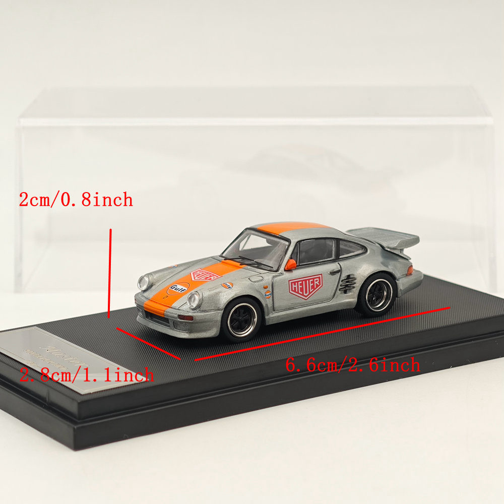 Modellino Master 1/64 Porsche 930 Black Bird Gulf 2024 - Pressofuso Limitato HEC