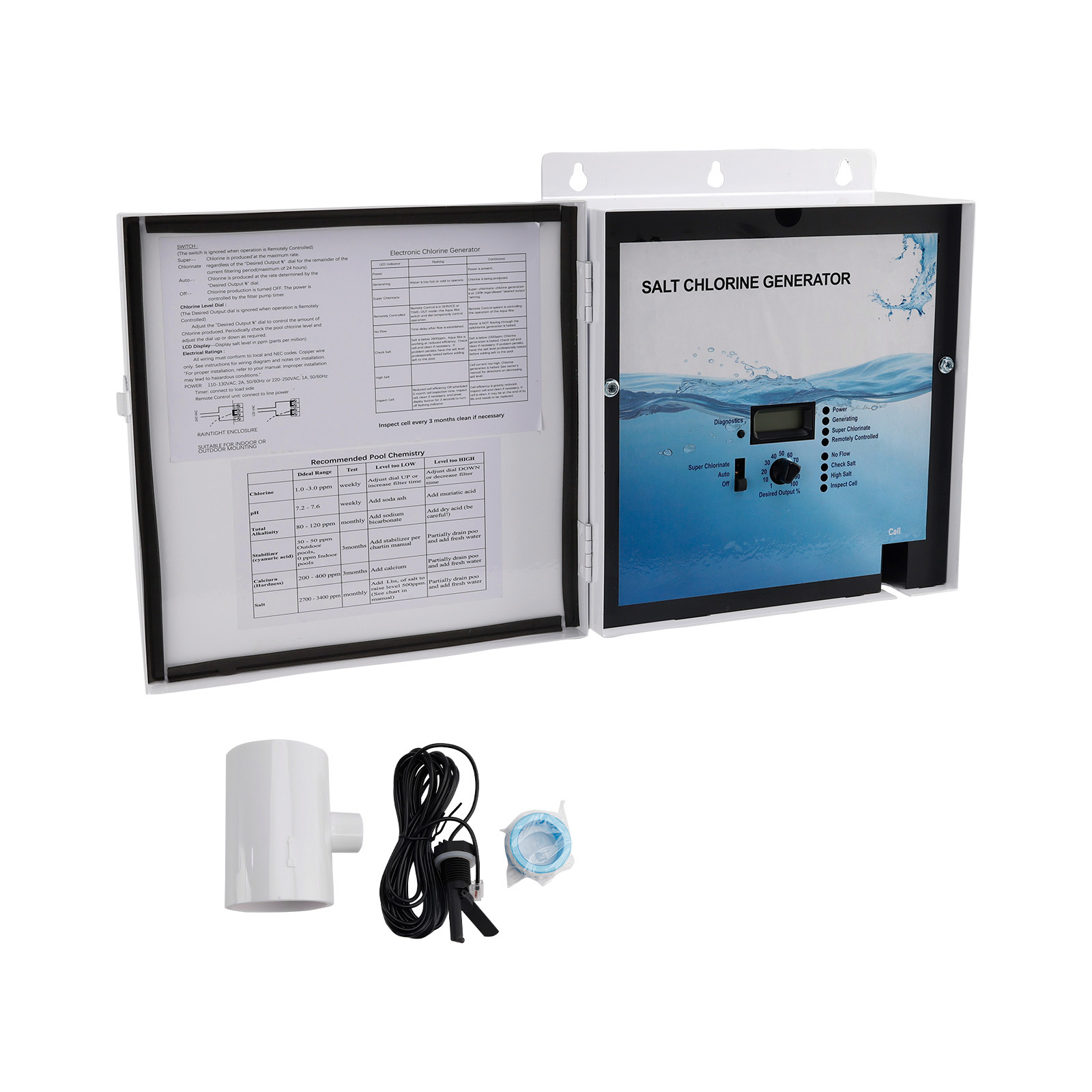 Fit T-CELL-3/5/9/15 GLX-CTL-RITE Control Unit for Hayward AQR