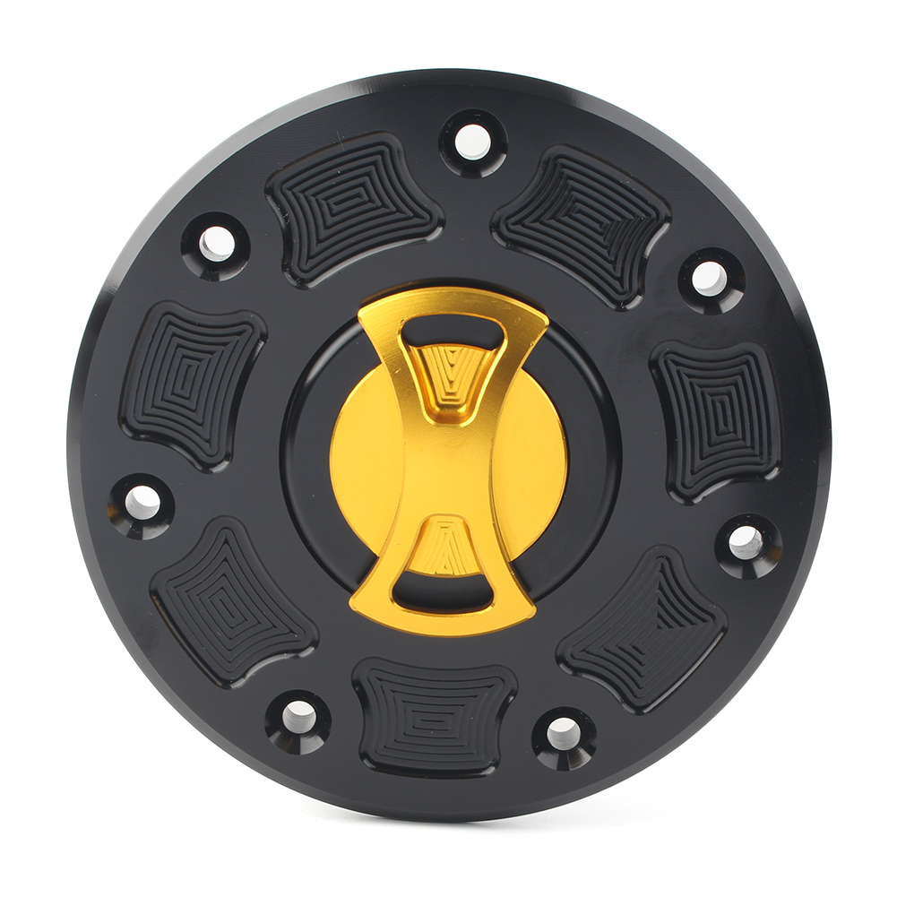 Gold Fuel Gas Tank Cap Cover for Kawasaki NINJA 500 ZX-6 ZX-7 ZX-9