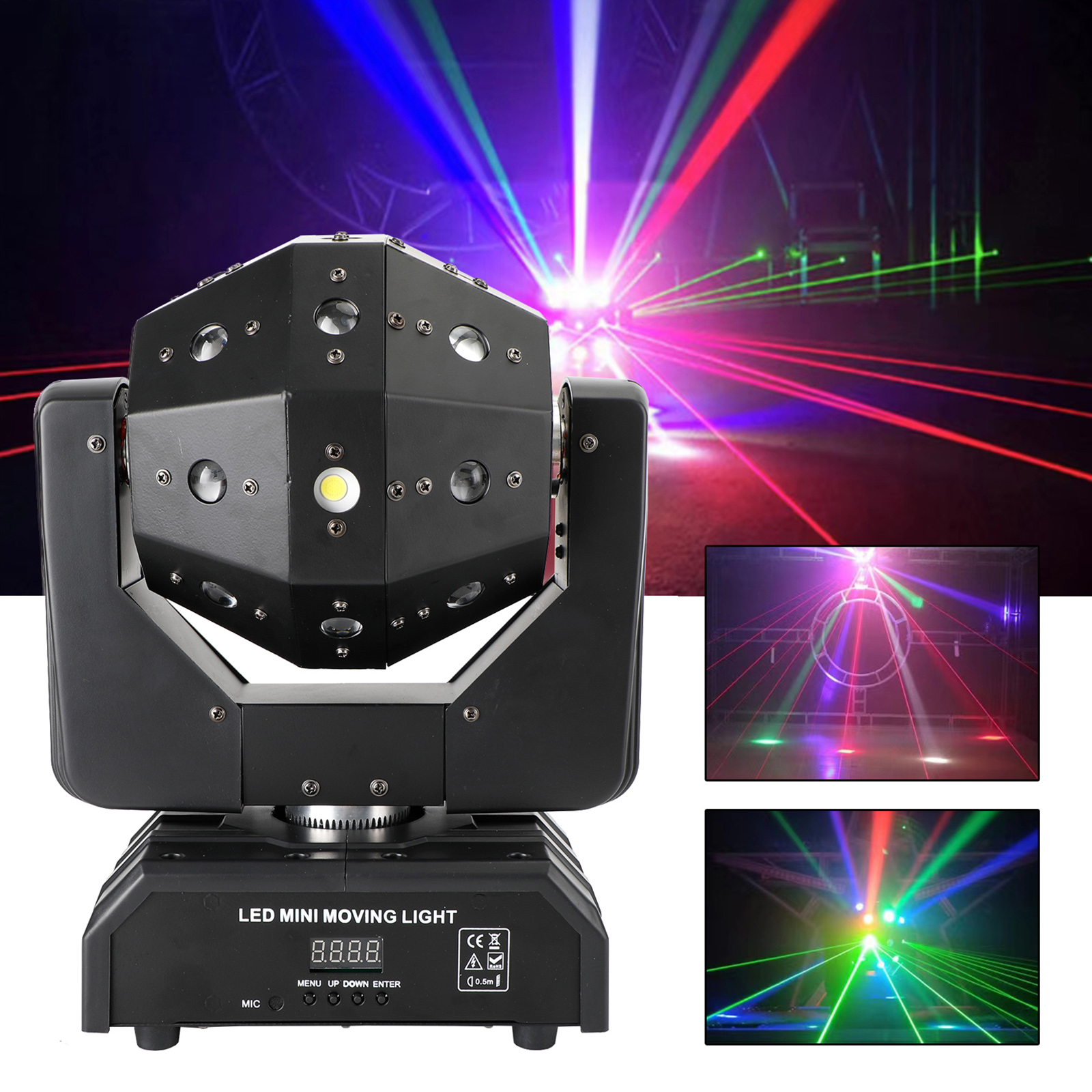 4in1 16*3W Moving Head Light 16 PCS LED Stage Lighting lights DMX