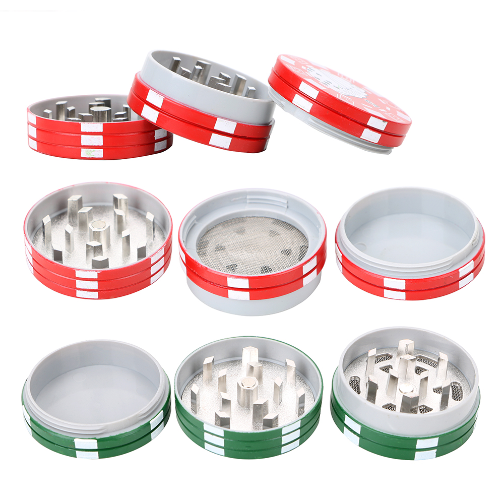 Description Picture 4 of itemPoker Chip Style Smoking Pipe Accessories Herb Cutter Cigarette Accessories Gadget Tobacco Grinder 3-layer Spice Cutter