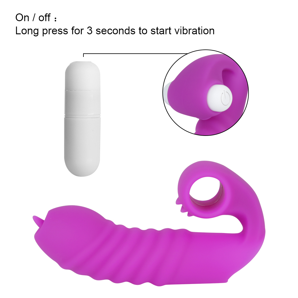 Tongue Massager Vagina Stimulation Adult Products Mini Finger Vibrator G-spot Sex Toys for Women Erotic Toy Clitoris Stimulator