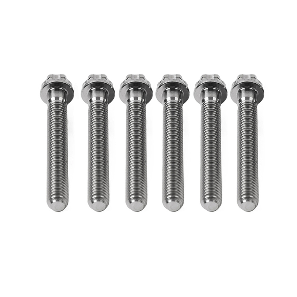 (じゅん) 6pcs Bolts Torx Head Flange Screws M6x60mm For Motorcycle