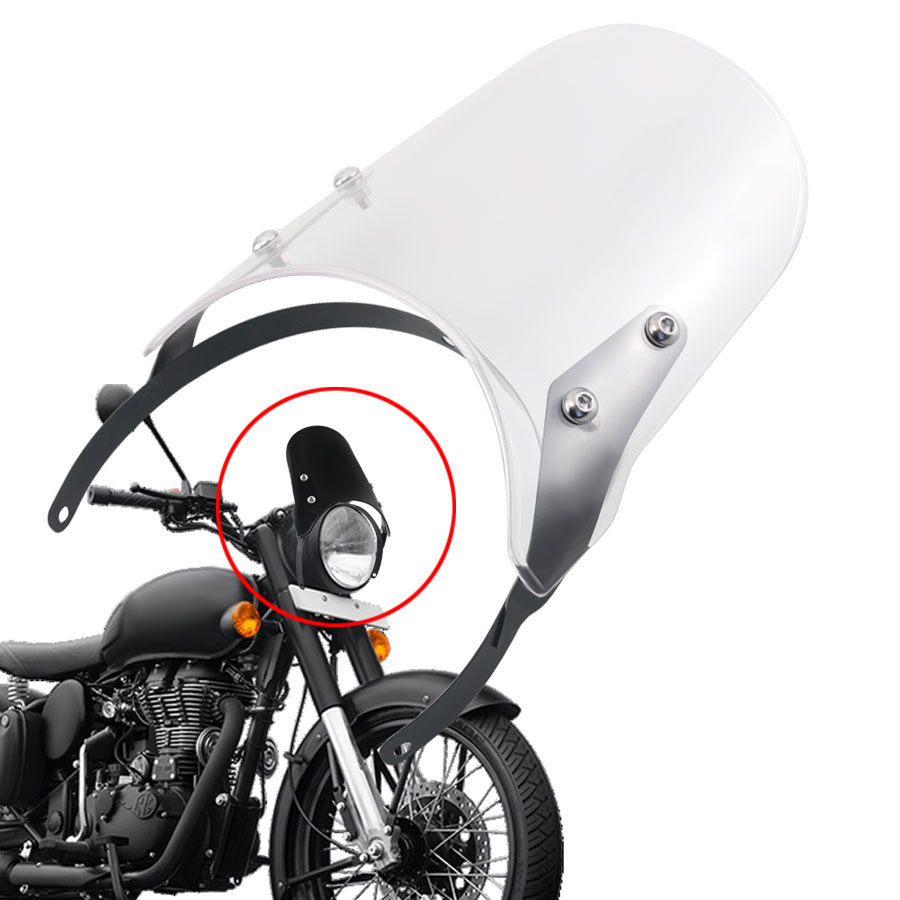 royal enfield classic 500 windshield
