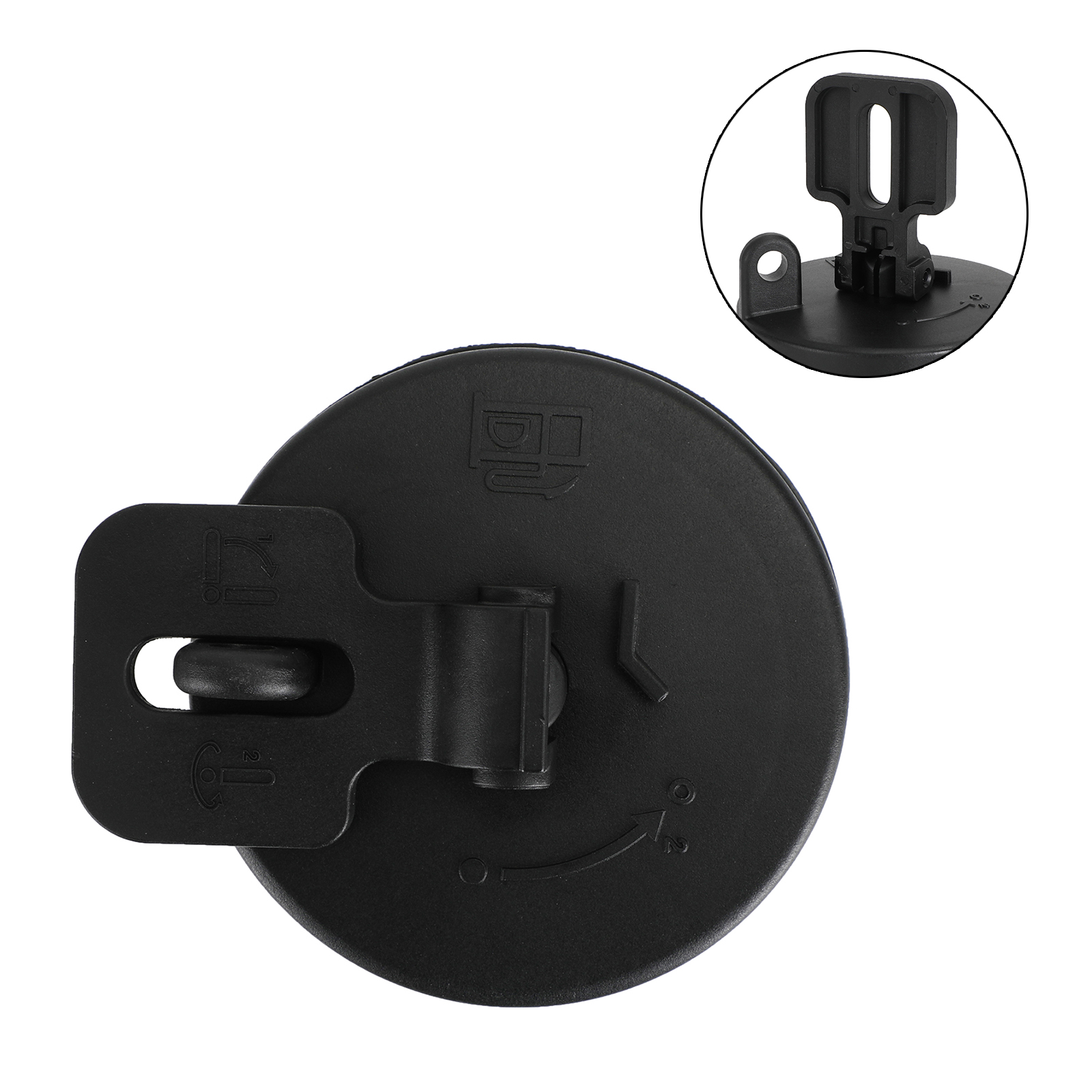 Fits For John Deere Hitachi Volvo Excavator Locking Fuel Cap