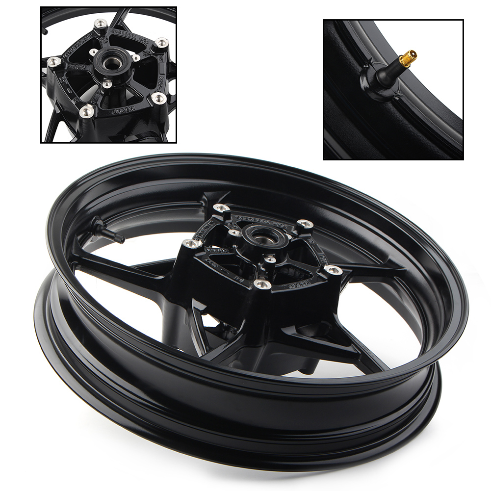 For Kawasaki Ninja 650 2017 2018 2019 2020 EX650 Black Front Wheel