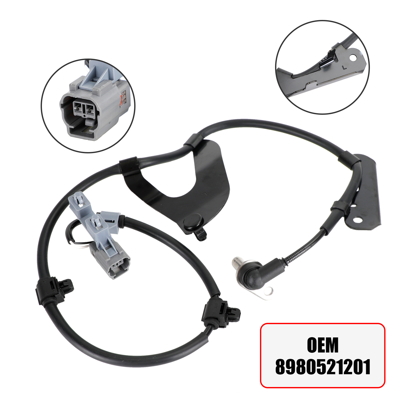 ABS Wheel Speed Sensor Front Left For Isuzu D-Max 2.5 Twin