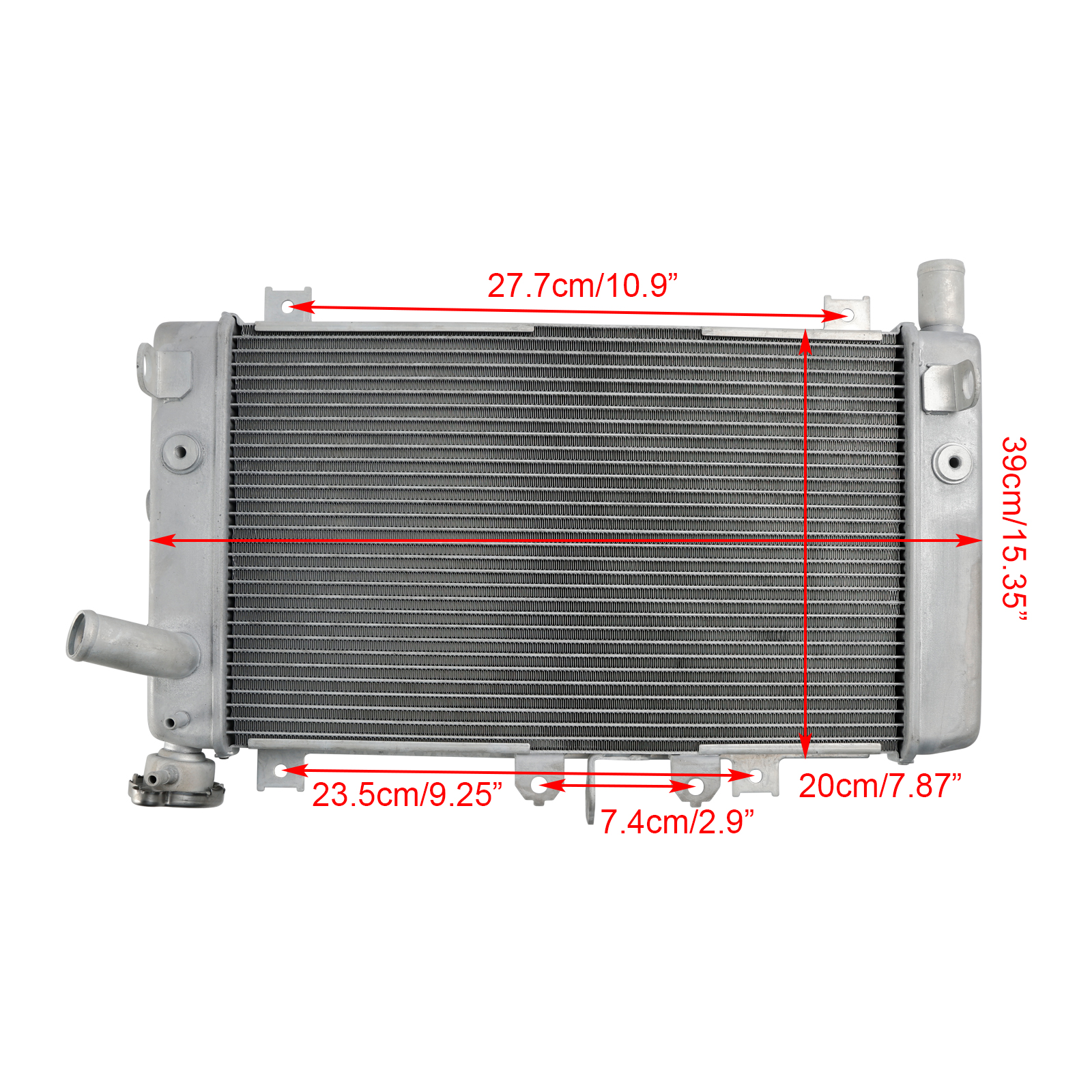 39060-0758 Radiator Cooling Engine Cooler For Kawasaki ZX-4R ZX