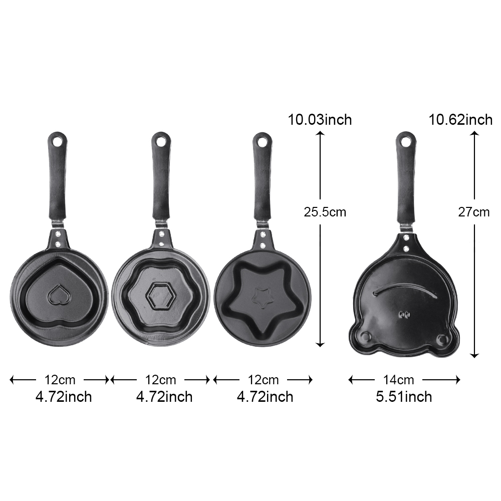 Title 10, Non-Stick Frying Pan Pancake Maker Egg Mold Pan...