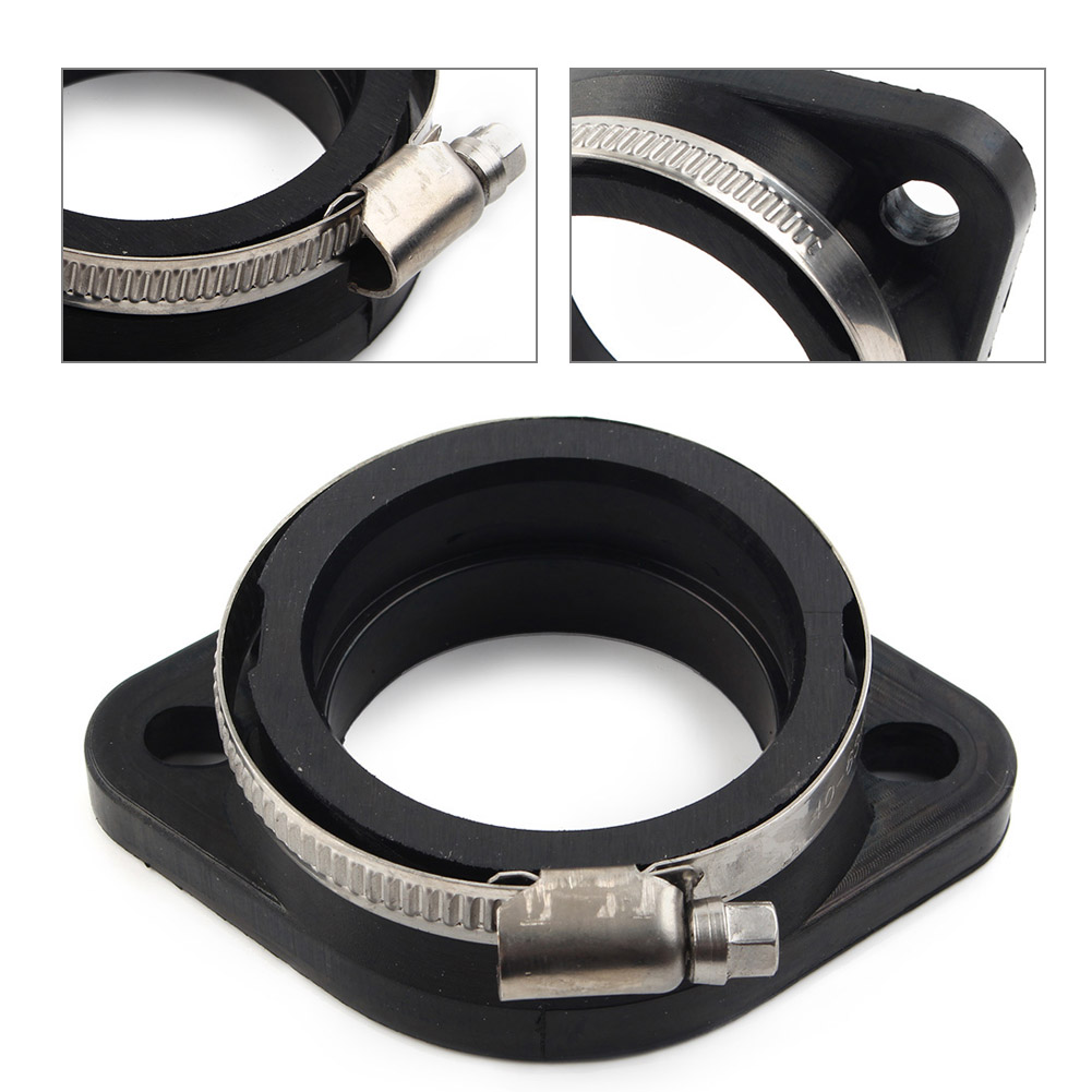 アポパスターF 45mm Flange Carb Adarpter Manifold Boot For Harley Mikuni