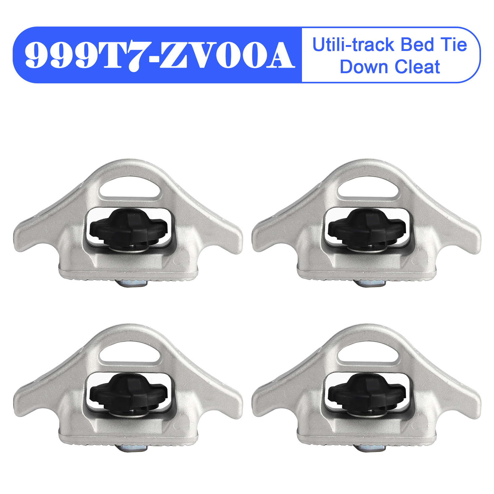 4 Pcs Utili-track Bed Tie Down Cleat 999T7-ZV00A for Nissan