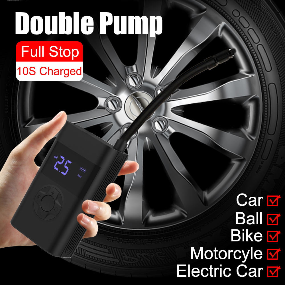 Title 12, Car Electrical Air Pump Wireless Tire Inflatabl...