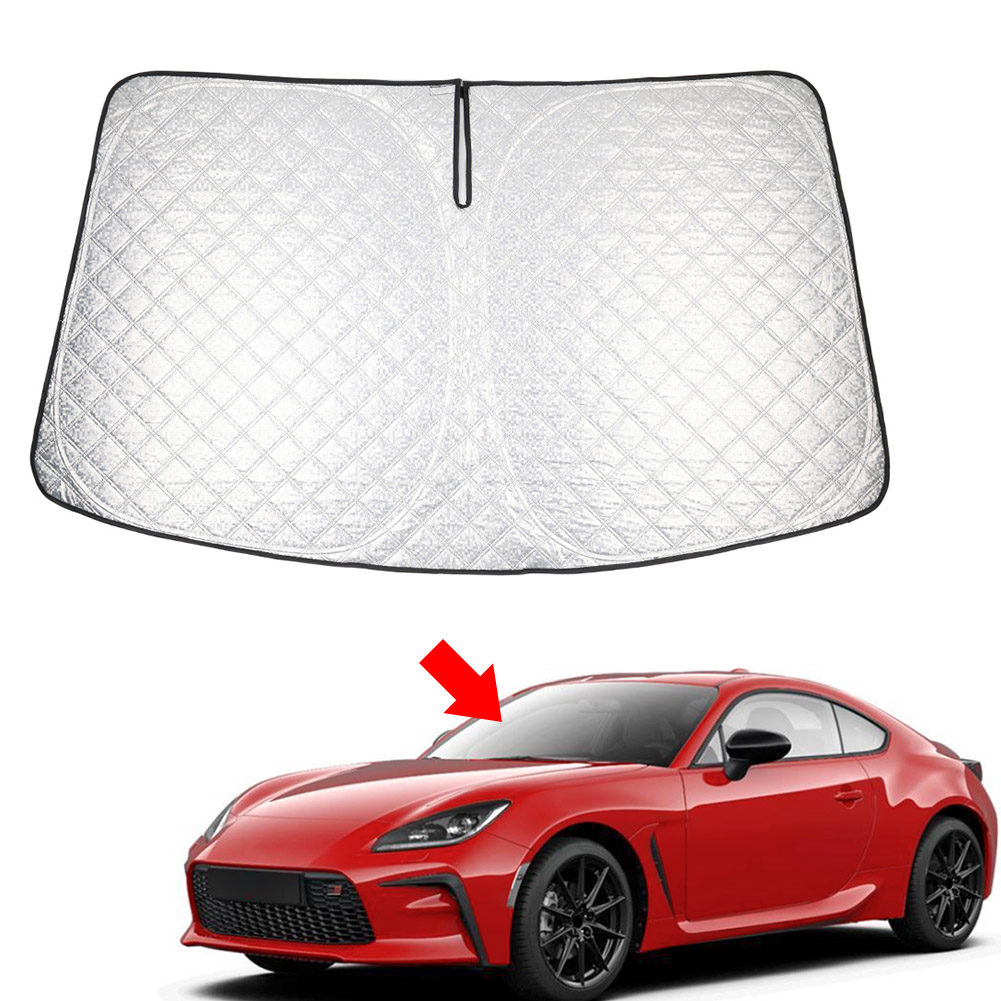 サンバルページ Car Foldable Windshield Sun Shade Visor Custom For Toyota 86 GR86