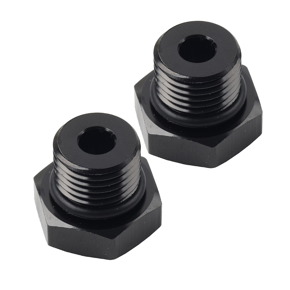AN-Size Block Off Cap & ORB Plug Fitting Set (2pcs) – Aluminum Adapter For Fuel/Oil Lines