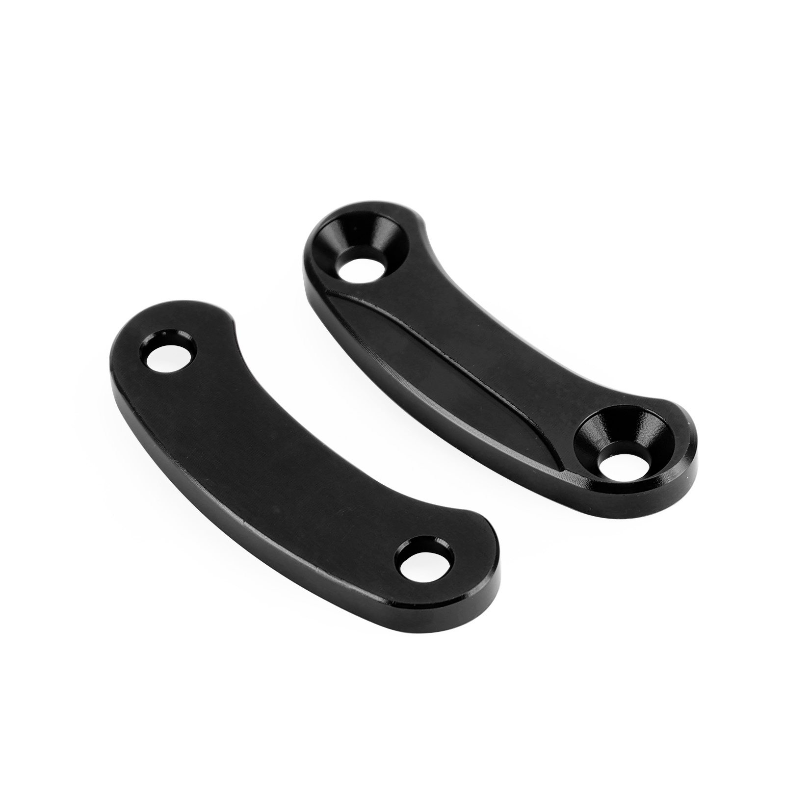 ぐっちゃん Black mirror delete blanking block off plates fits Kawasaki