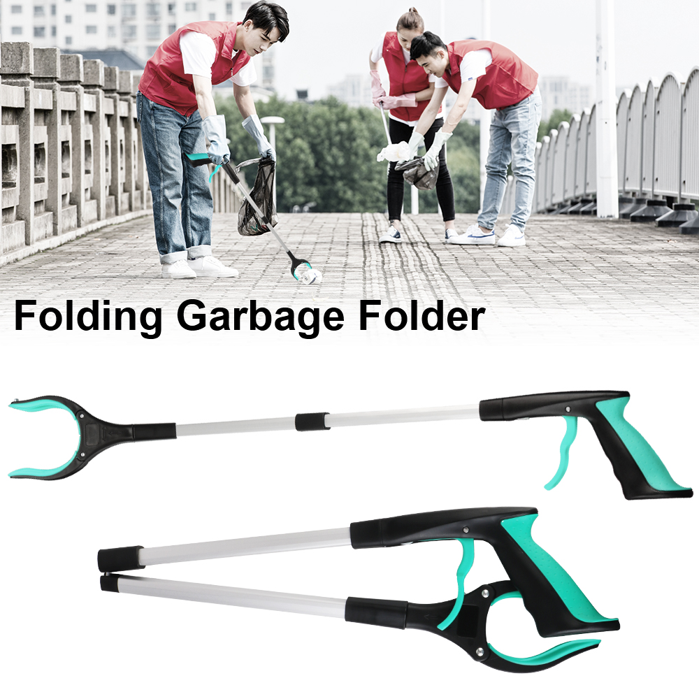 Foldable Pick Up Tools Gripper Extender Collapsible Garbage Grabber Foldable Picker Multifunctional Litter Reachers Pickers